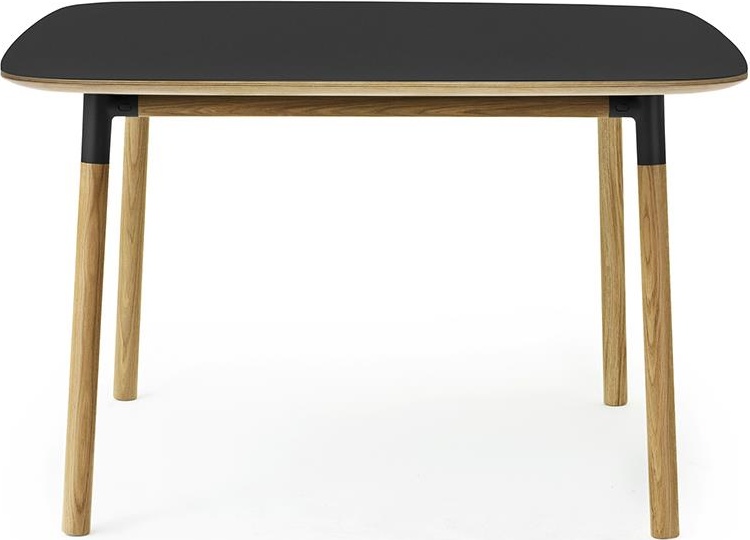 602830 Стол 120 x 120 см Черный / Дуб Норманн Копенгаген Normann Copenhagen Form