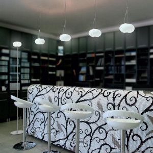 Panzeri L8632 nichel Blow mini светильник подвесной