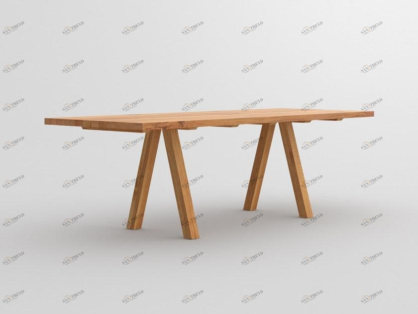 Vitamin Design Прямоугольный стол из массива дерева Papilio sun-id-1515462