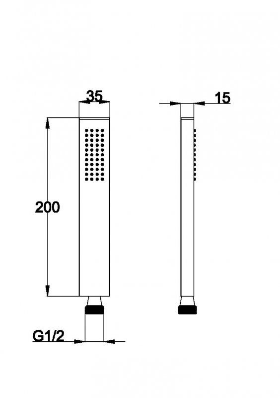 Ручной душ CARIN CAR-D2C-CRM BELBAGNO  - Вид №1
