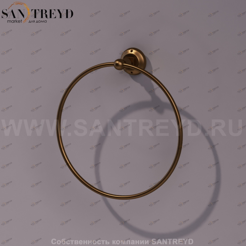 Полотенцедержатель кольцевой SIMAS бронзовая Arcade 260205BR