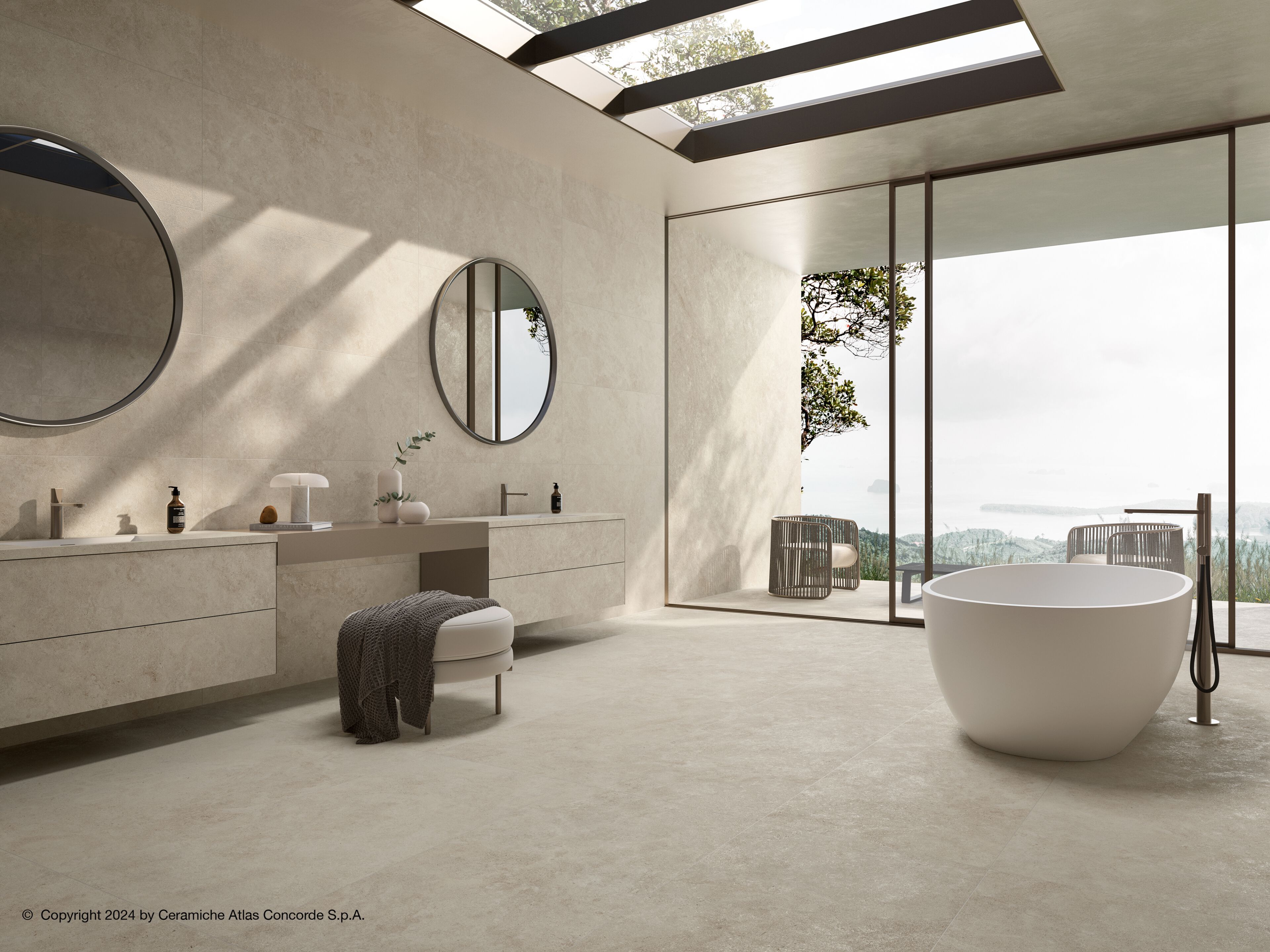 Пол / облицовка керамогранита с эффектом камня Atlas Concorde Boost Icor ARCH-00113949 - Вид №24