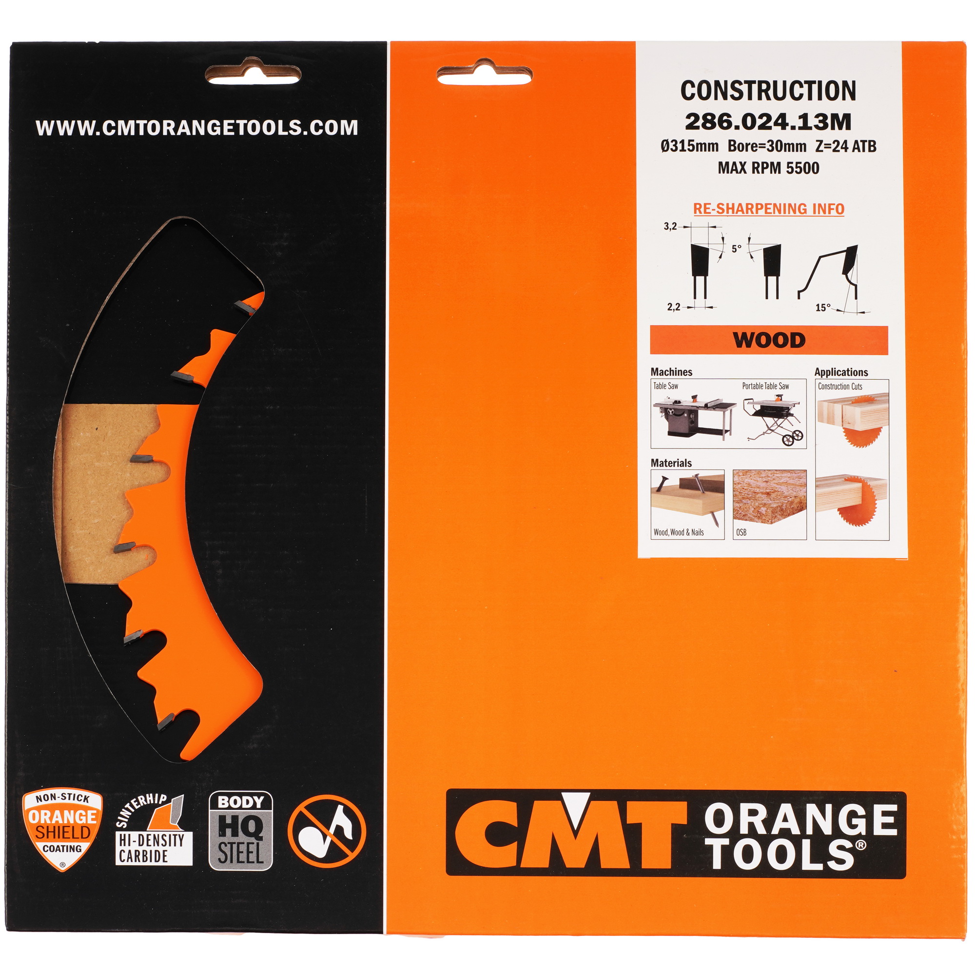 Диск пильный CMT 286.024.13M 5489498 STDN-0088886 - Вид №3