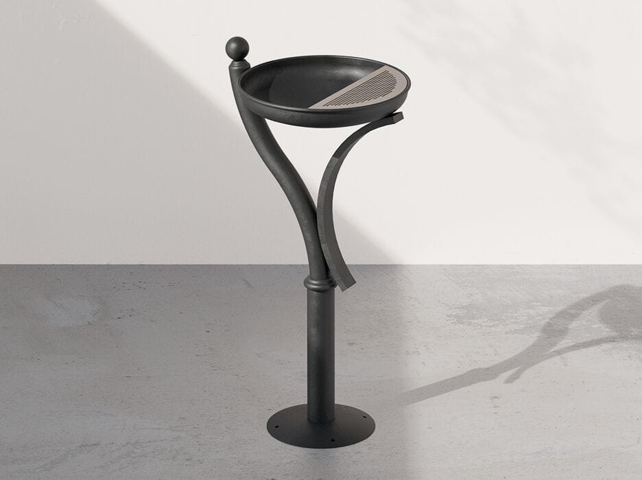 Стальная пепельница для общественных мест DIMCAR ARCH-00063488 - Вид №1