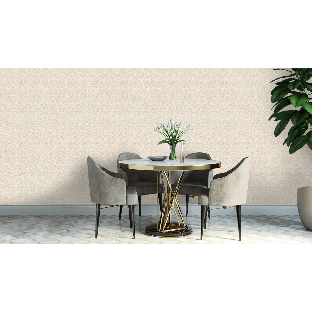 Обои флизелиновые Vog Collection Жадор бежевые 1.06 м VV71851-22 STLM-2109295 - Вид №2