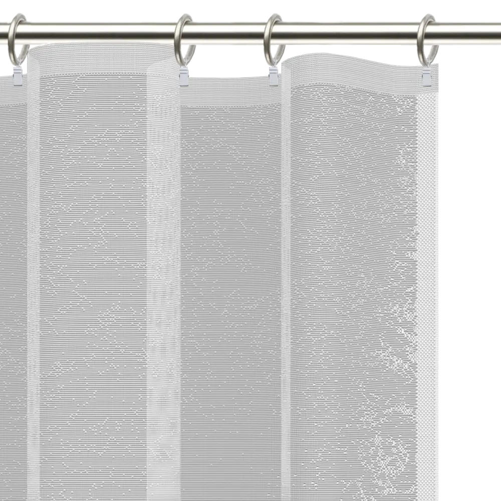 Тюль для кухни "Снегири" 200x165 см цвет белый Santreyd STLM-2148377 - Вид №4