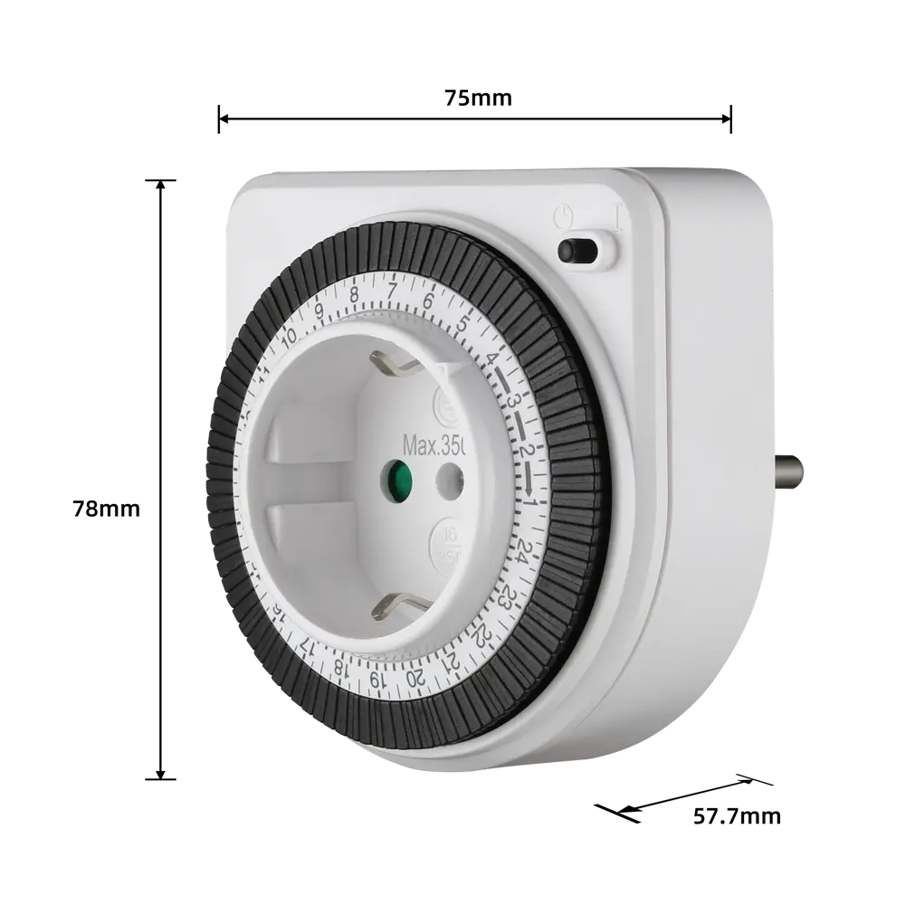 Таймер механический Lexman 3500 Вт IP20 компактный STLM-2075994 - Вид №8