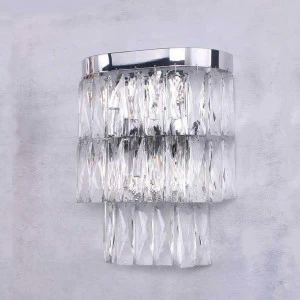 Настенный светильник каскад хром Newport 10123/A NEWPORT 10120 00-3890826 Прозрачный;хром