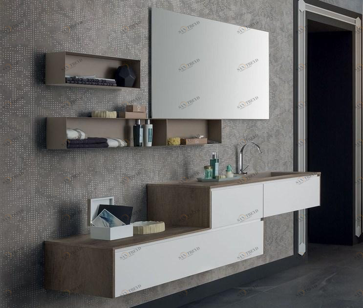 RAB Arredobagno Настенная тумба под умывальник с ящиками 3.0 sun-id-1424937