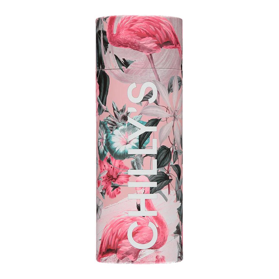 Термос 260 мл розовый Tropical Flamingo CHILLY'S BOTTLES ДИЗАЙНЕРСКИЕ 00-3948032 Розовый  - Вид №1