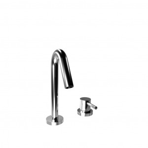 68501 / PR Смеситель для раковины на два отверстия со сливом clic-clac. Bongio On