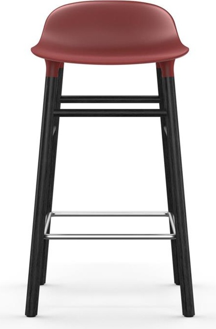 603217 Барный стул 65 см Черный Красный Normann Copenhagen Form - Вид №1