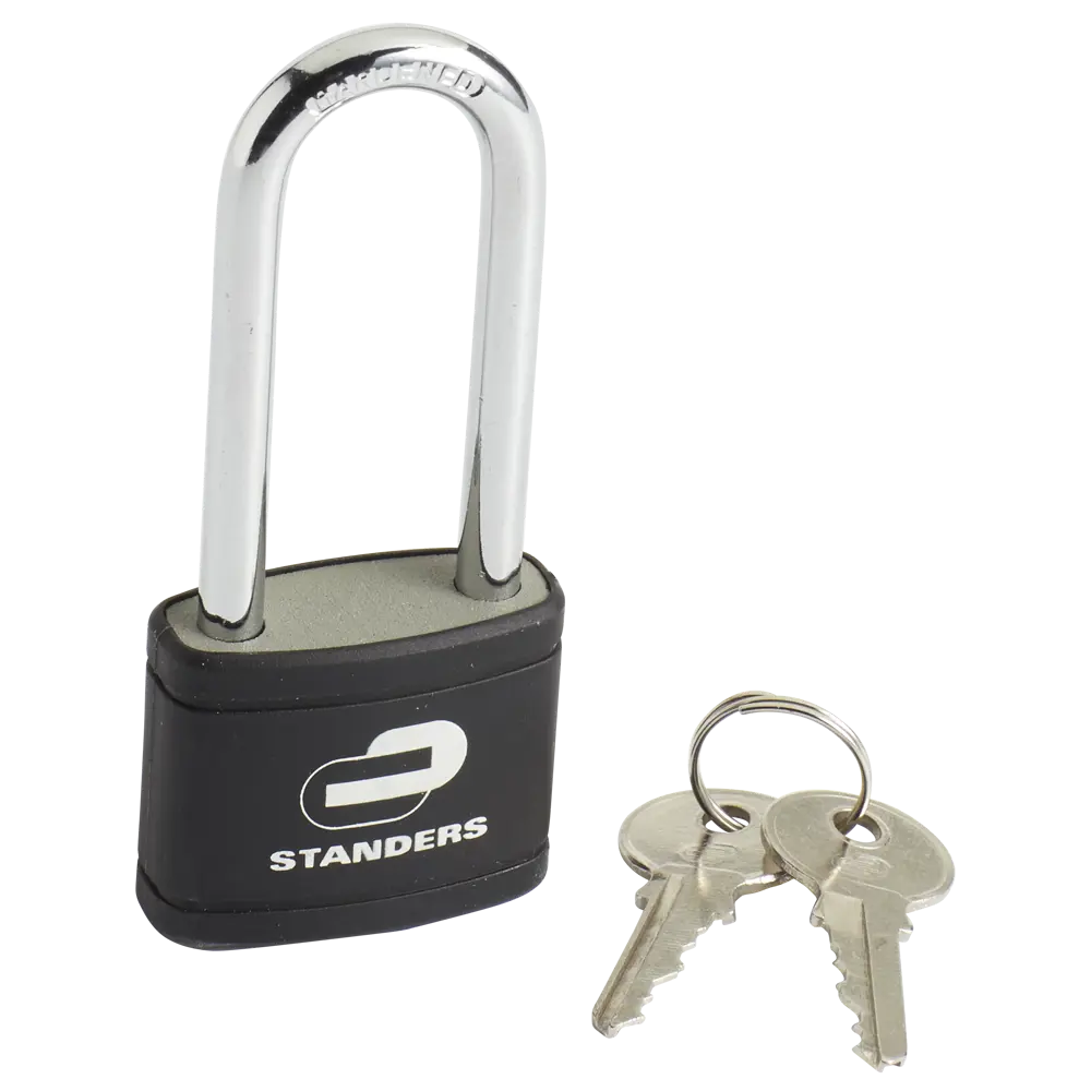 Замок навесной Standers с длинной дужкой 41x34 мм чугун STLM-2067143 - Вид №1