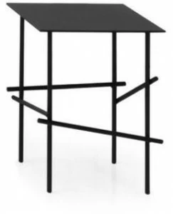 Moroso Квадратный стальной журнальный столик Shanghai tip