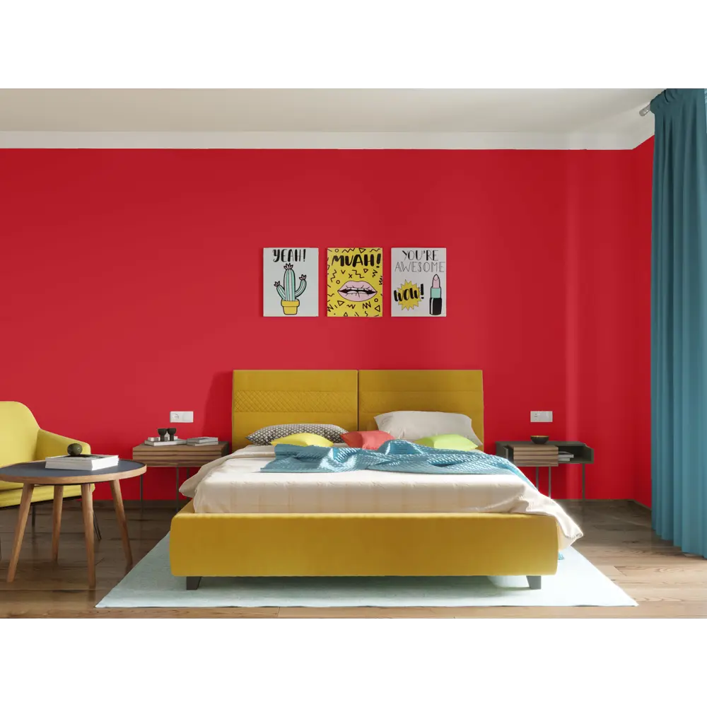 Краска для стен и потолков Trend Farbe цвет Ализариновый красный 1 л Dufa STLM-2056676 - Вид №3