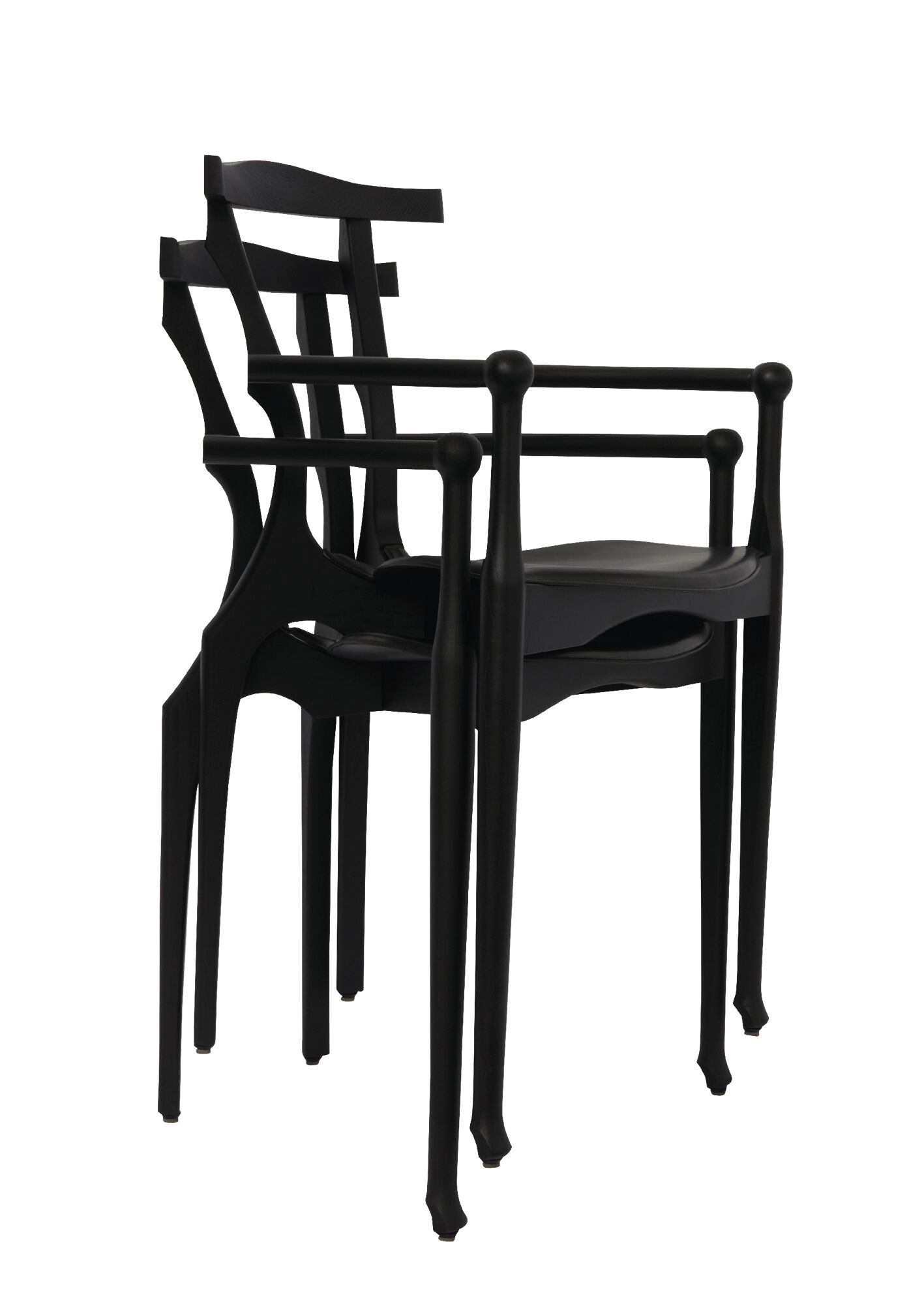 Штабелируемый стул из ясеня с подлокотниками BD Barcelona Гаулино ARCH-00143962 - Вид №54