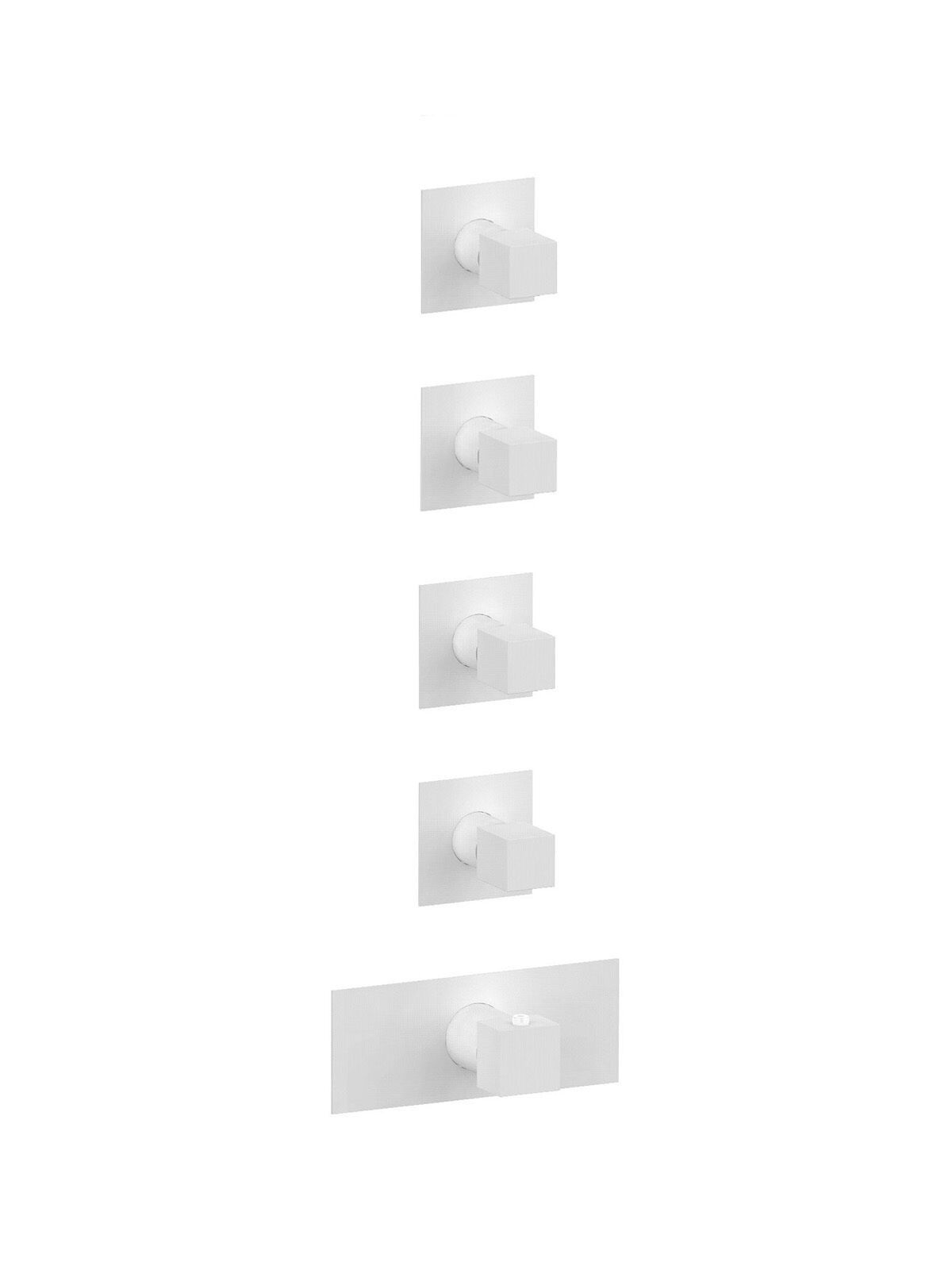 Термостатический встраиваемый смеситель для душа с 5 отверстиями Rubinetterie Frattini отдельная эстетика ARCH-00060510 - Вид №16