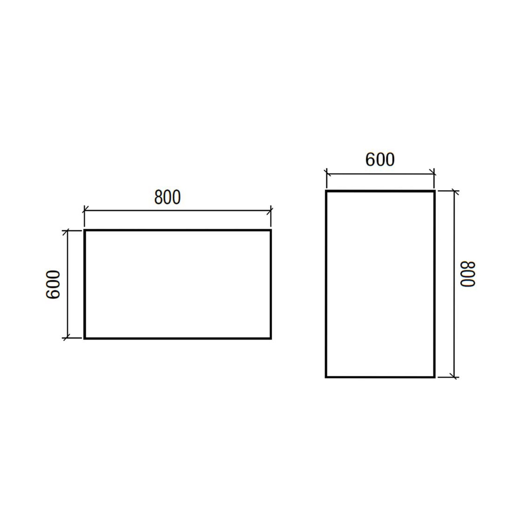19089 SALGAR Зеркало ROMA 800 с белой рамкой LED свет (18W) IP44 600 x 800 мм - Вид №2
