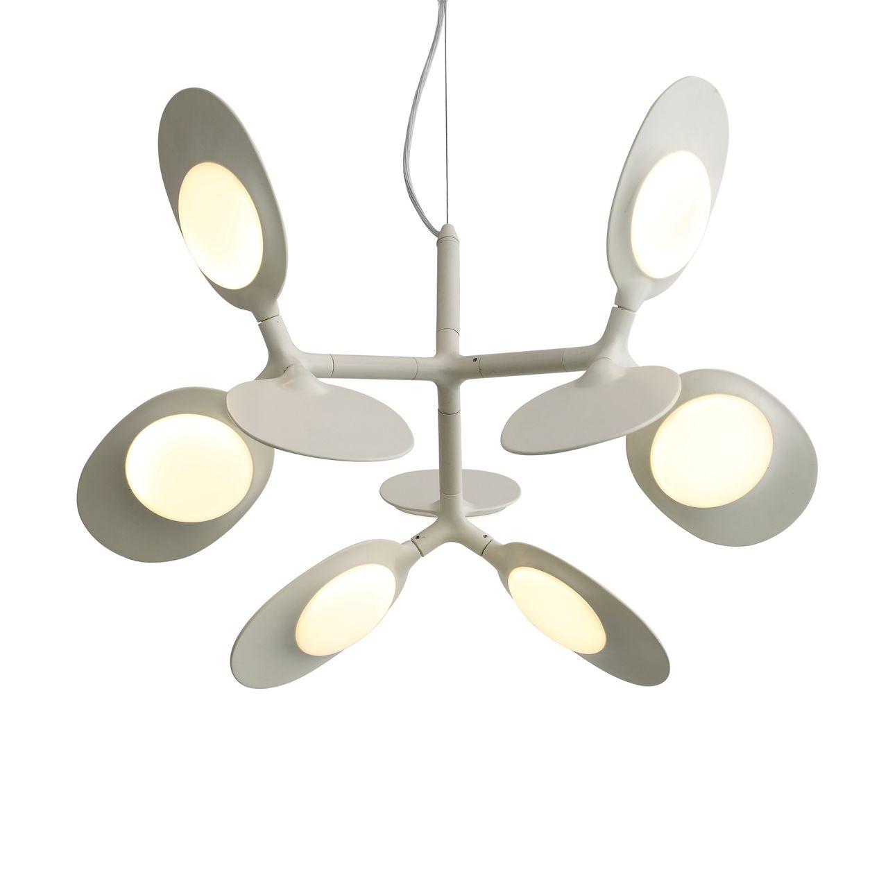 Подвесная светодиодная люстра ST Luce Farfalla SL824.503.09 ST LUCE ДИЗАЙНЕРСКИЕ, FARFALLA 138189 Белый  - Вид №2