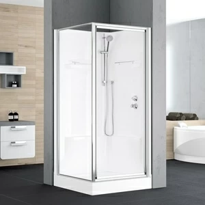Novellini. Душевая кабина 80x80 см GF STANDARD без крыши ALBA