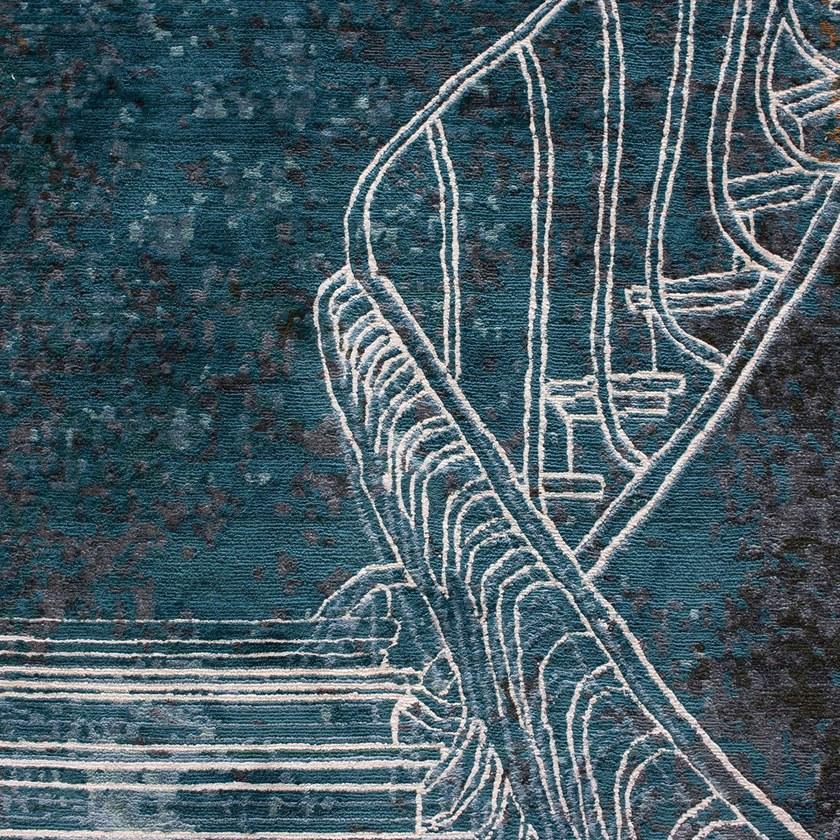 Tapis Rouge Прямоугольный коврик ручной работы La scala Tr1243 - Вид №2