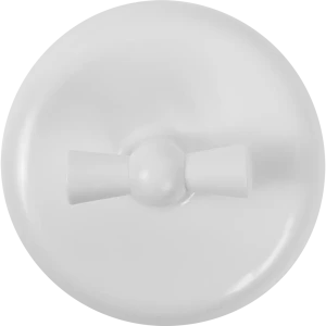 Выключатель накладной Electraline 1 клавиша цвет белый