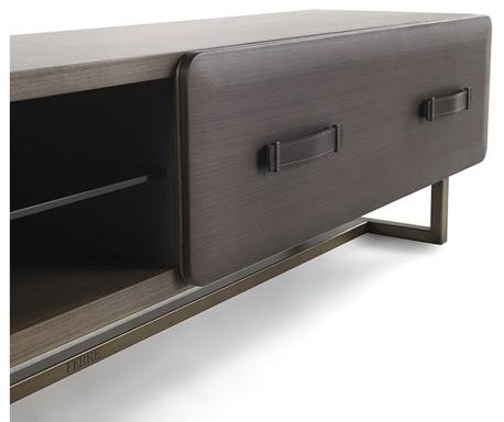 Gianfranco Ferré Home Деревянная тумба под ТВ с раздвижными дверцами с ящиками Five points sun-id-1387360 - Вид №2