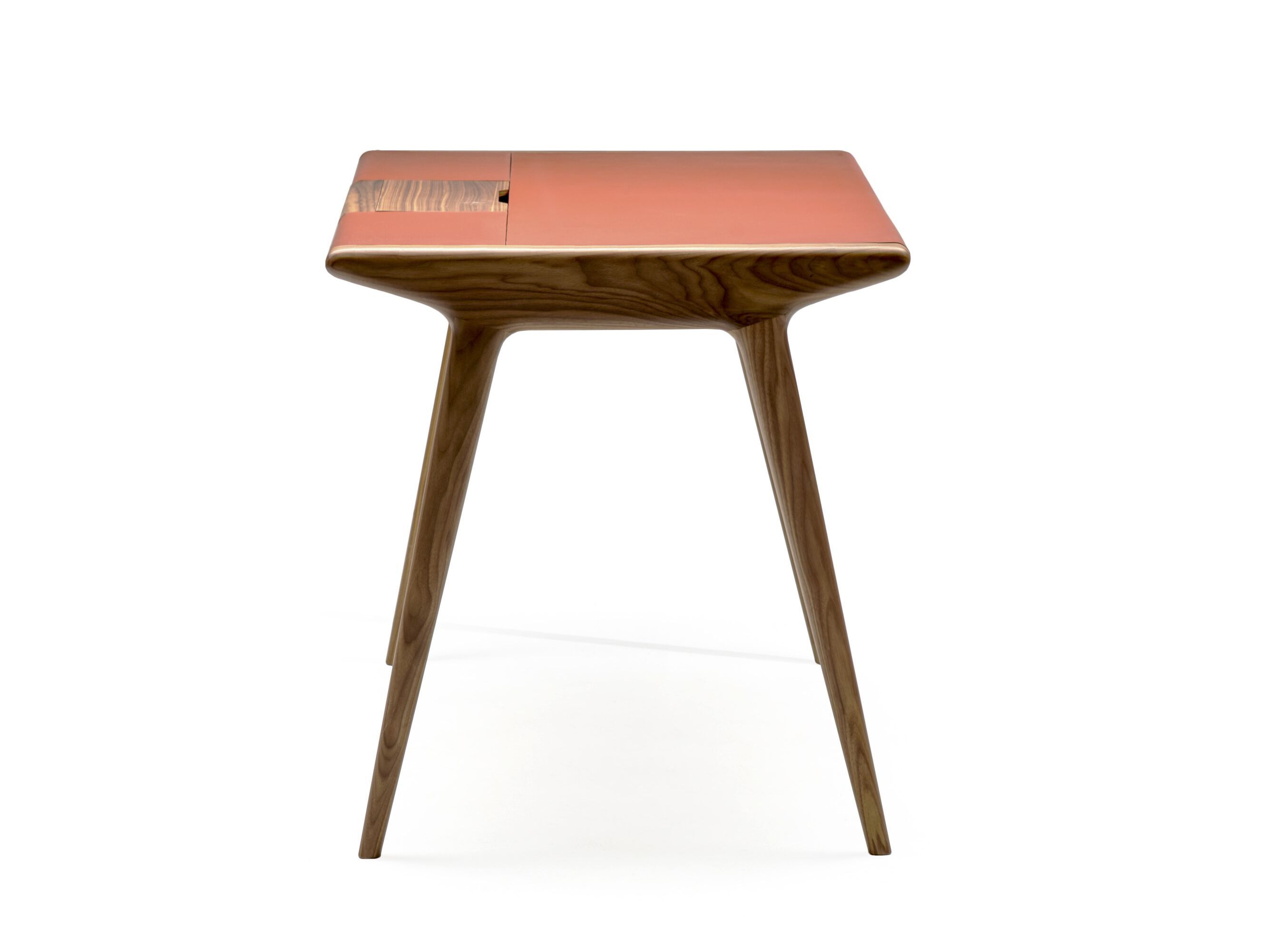 Стол из ореха Каналетто и кожи Amura SCRIBA ARCH-00067764 - Вид №2