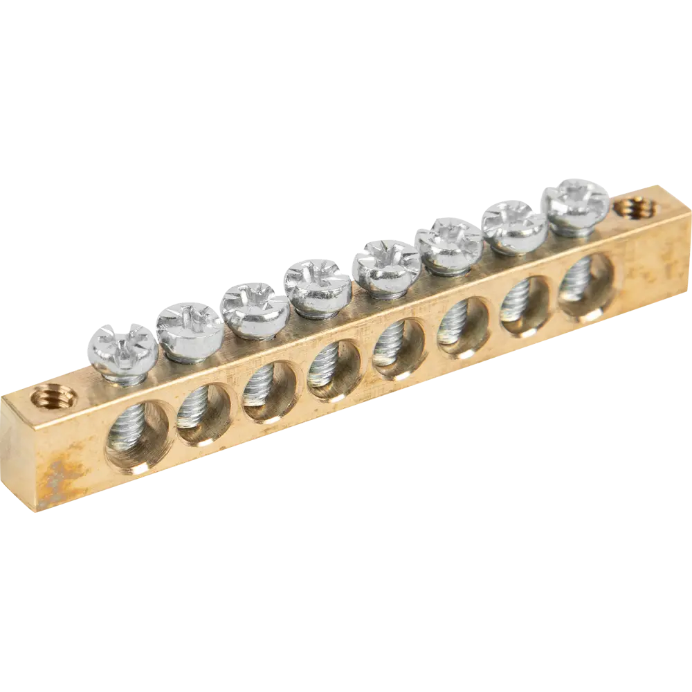 Шина N TDM Electric 6x9 мм 8/2 8 групп крепеж по краям STLM-2107685