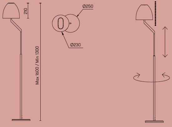 Grok Торшер светодиодный в пмма Flavia sun-id-1374846 - Вид №3