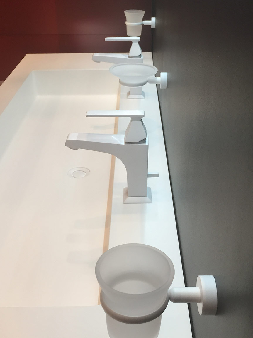 3002 ** 35 Смеситель для умывальника однорычажный Nicolazzi Series Vincent  - Вид №4