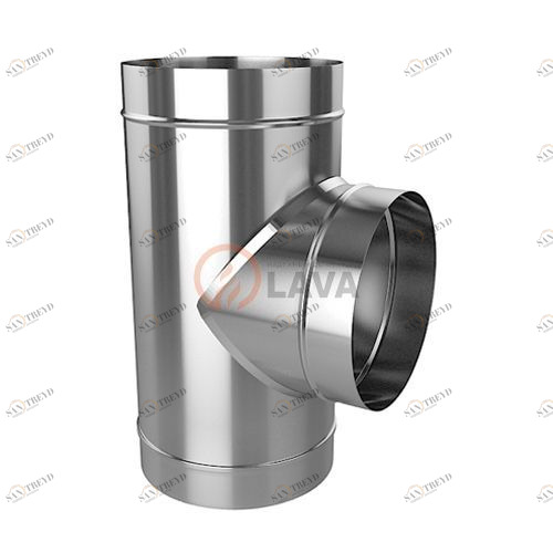 Тройник LAVA 180, нерж. 304 (0,8) 5776