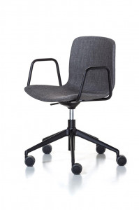 Стул офисный Alfa | 5 razze alluminio “Office” con braccioli Martedesign Alfa