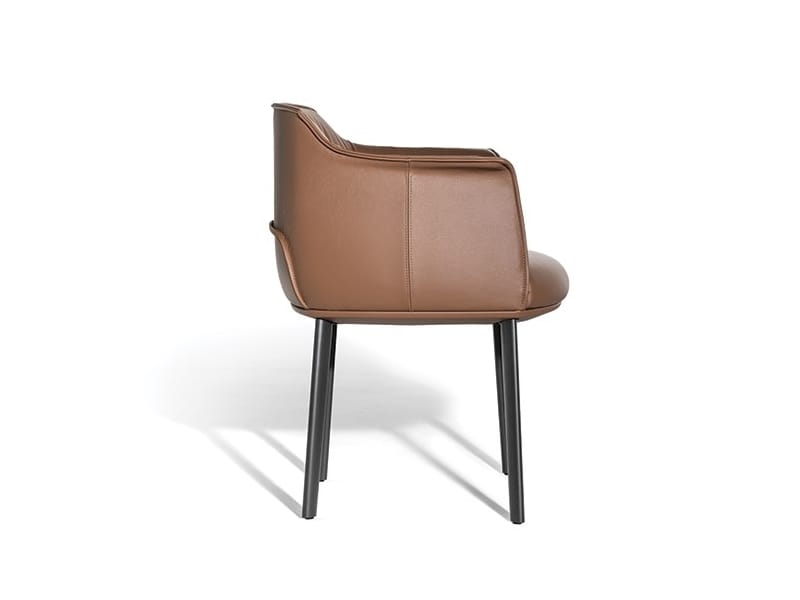 Кожаное кресло с подлокотниками Poltrona Frau коллекция-столы и стулья ARCH-00146343 - Вид №5