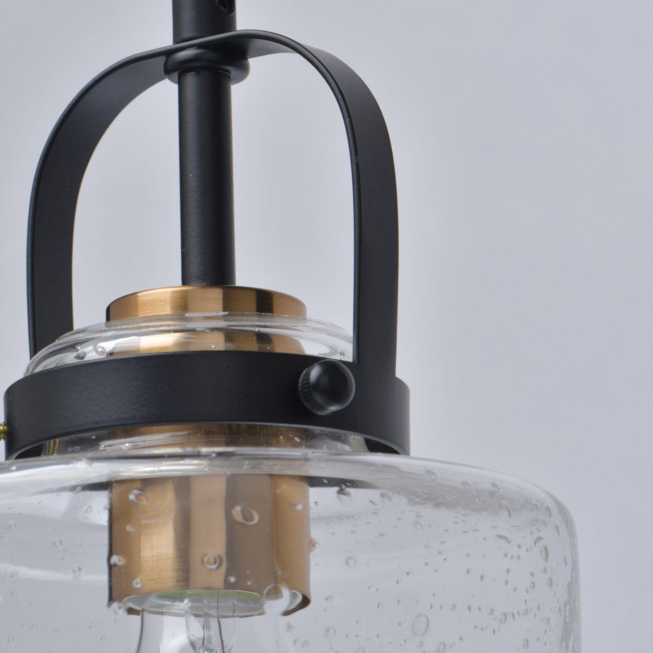 Подвесной светильник De Markt Вальтер 551012201 DE MARKT ВАЛЬТЕР 275238 Черный  - Вид №2