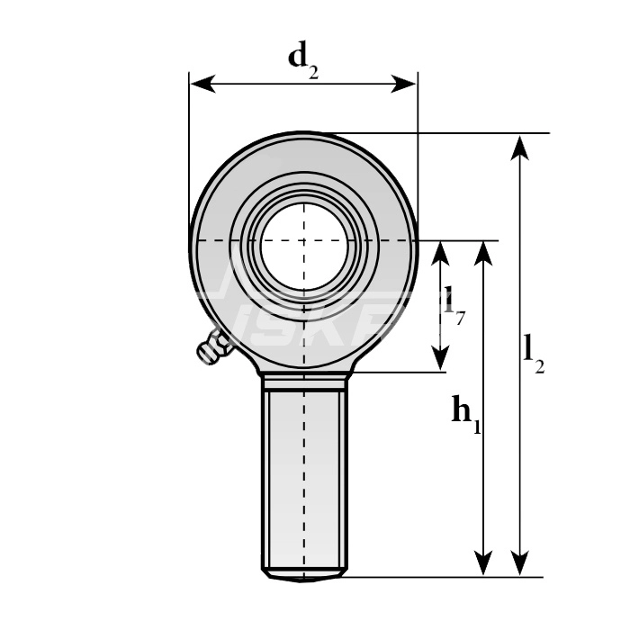 IS2625 Шарнирный наконечник SA35ES ISKRA  - Вид №1