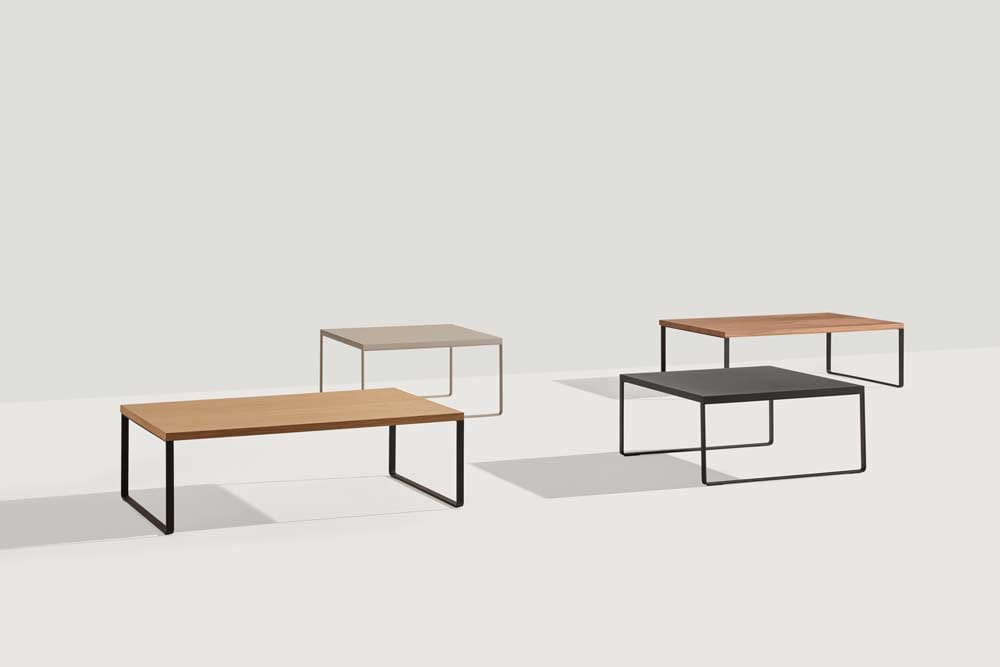 Прямоугольный журнальный столик из дуба INCLASS Тетрис ARCH-00126791 - Вид №1