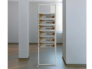 Анодированный алюминиевый самонесущий тотем