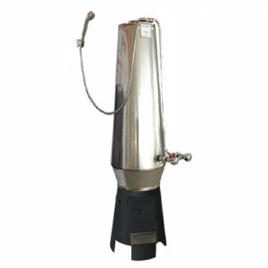 Дровяная водогрейная колонка LAVA Нева с ТЭН