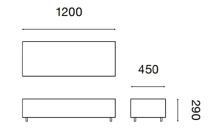 Низкий журнальный столик из фанеры Established&Sons Bloc ARCH-00030227 - Вид №11