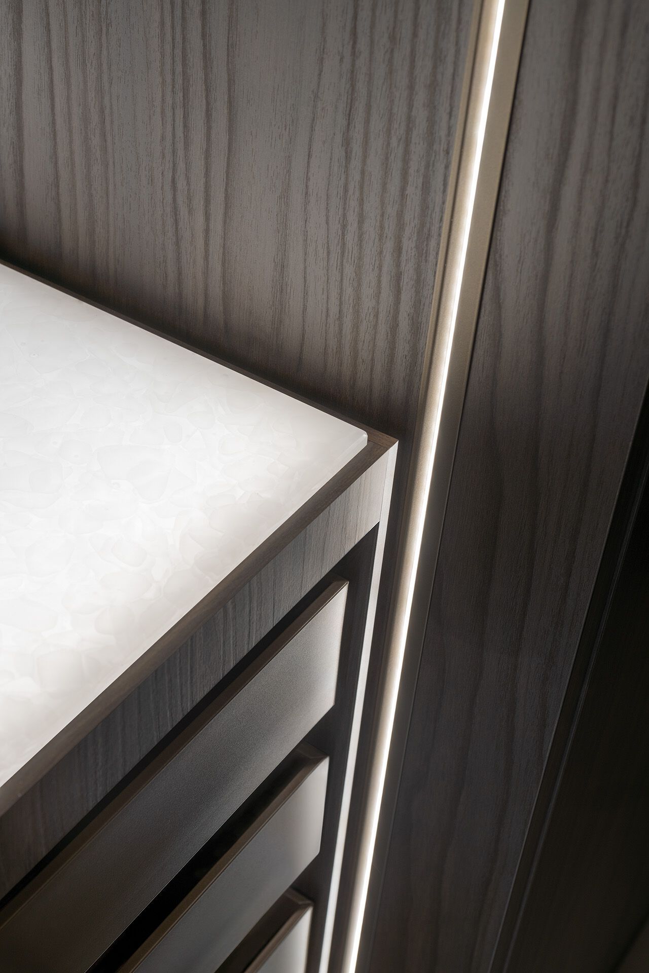 Модульная гардеробная со встроенным освещением Kolenik ARCH-00145420 - Вид №11