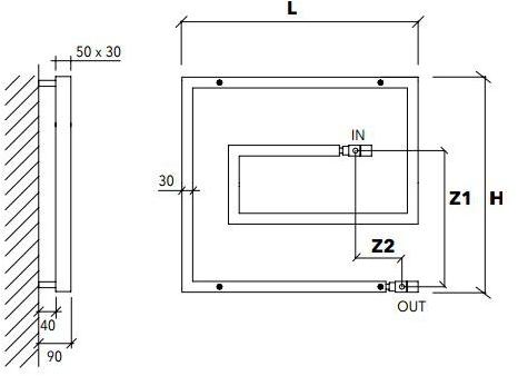 SCIROCCO H Полотенцесушитель с горячей водой из нержавеющей стали Design sun-id-1350800 - Вид №3