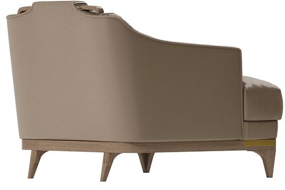 A.R. Arredamenti Кожаное кресло с подлокотниками Alexander A81 - Вид №1