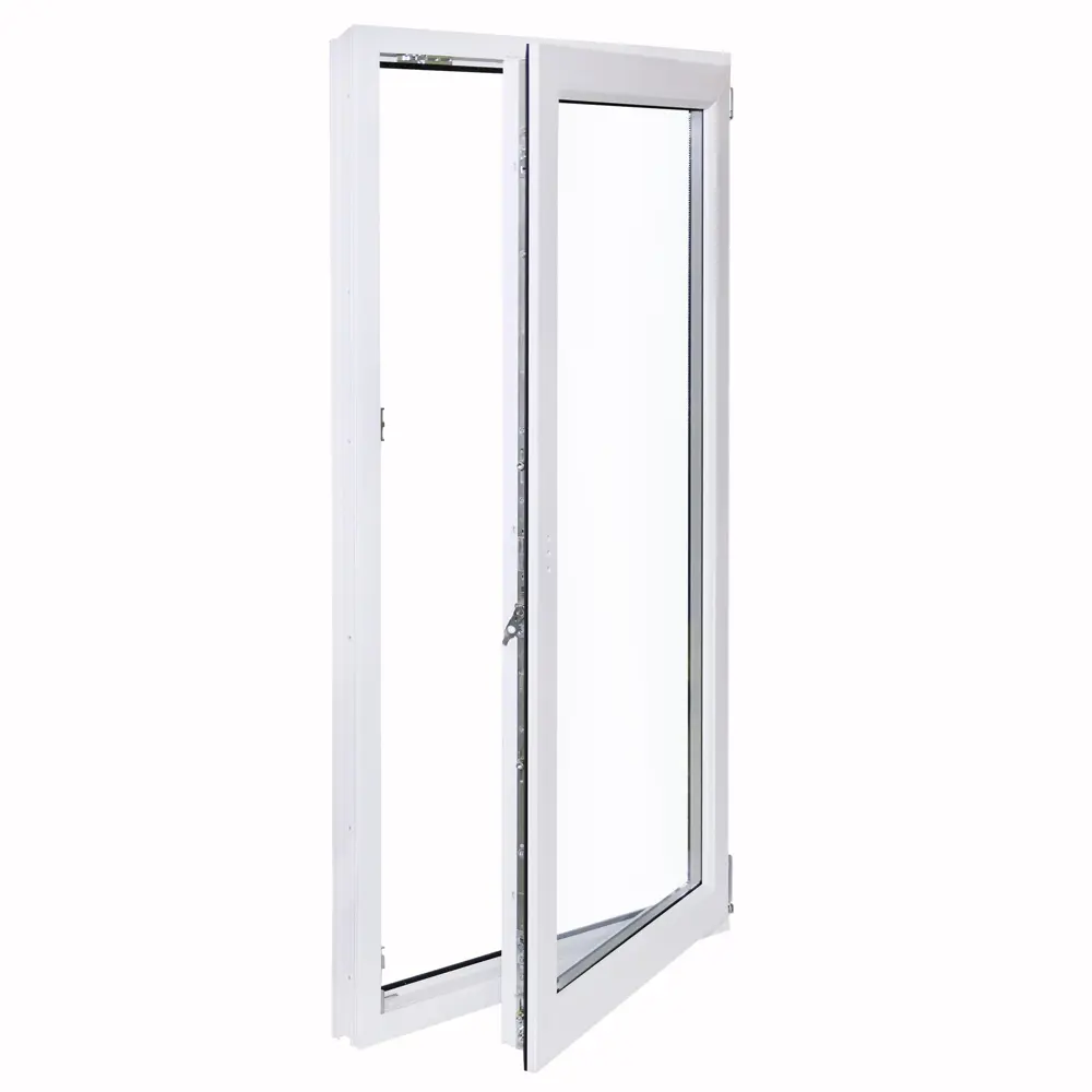 Окно пластиковое ПВХ Deceuninck одностворчатое 1270х800 мм (ВхШ) правое двухкамерный стеклопакет белый/белый STLM-2125999 - Вид №1