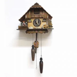 Часы настенные коричневые с кукушкой Sars 8M SARS ДИЗАЙНЕРСКИЕ 00-3967469 Коричневый