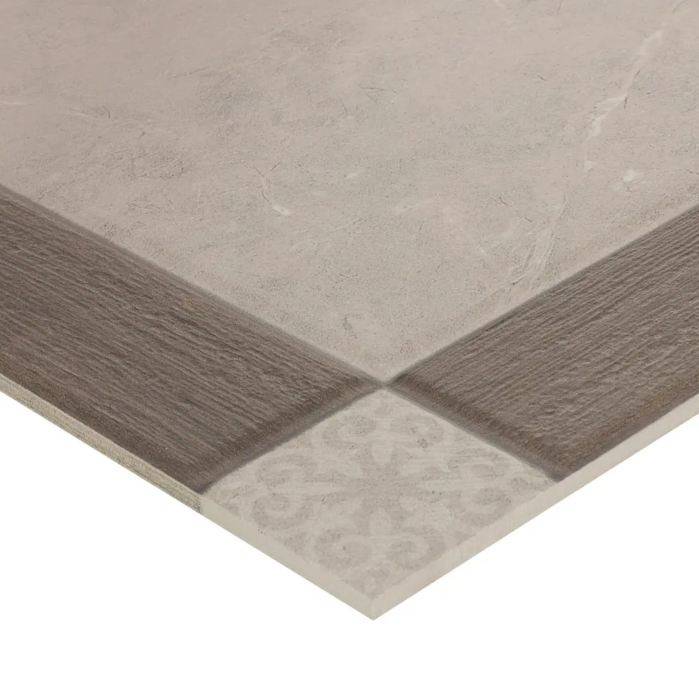 Керамогранит Керамин Рустик Вудстоун 1 50x50 см 1.25 м² цвет серый STLM-2107644 - Вид №1