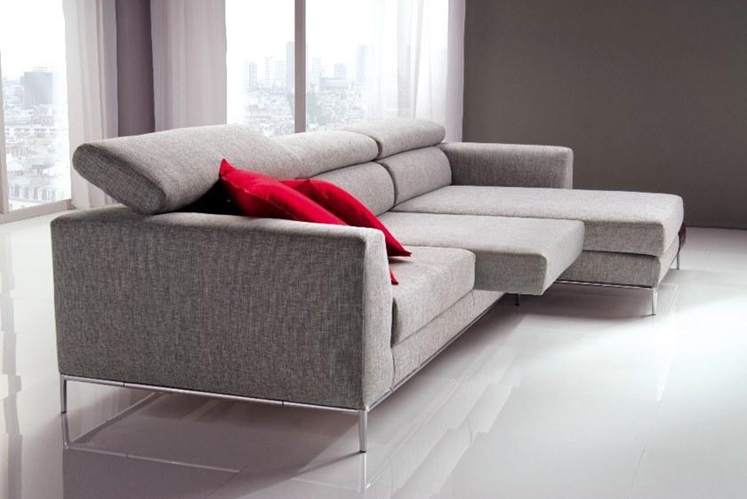 Gobbo Salotti 3-х местный тканевый диван с шезлонгом sun-id-1498706 - Вид №1