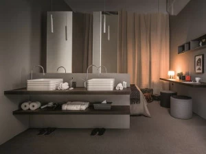 Birex Столешница для умывальника из фанерованной древесины 45