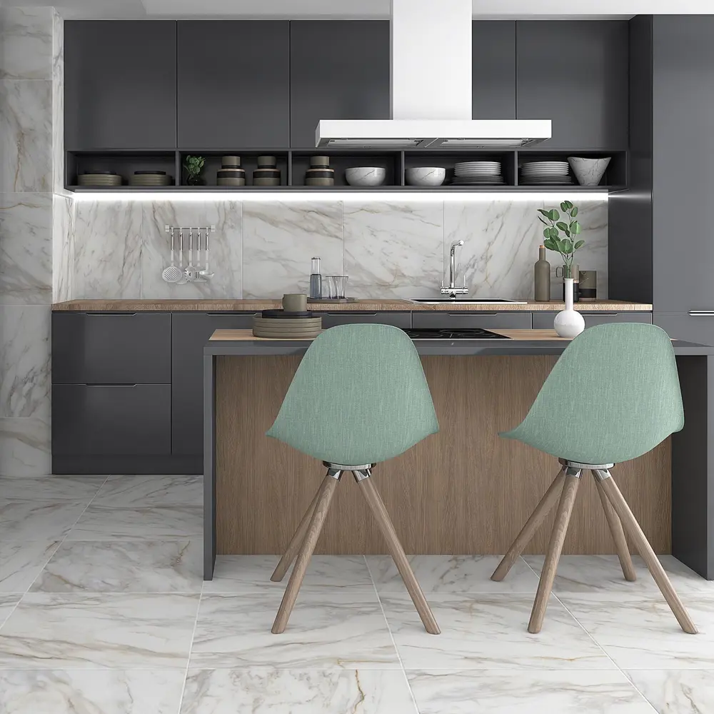 Керамогранит Helio 60x60 см 1.8 м² цвет белый Santreyd STLM-2153582