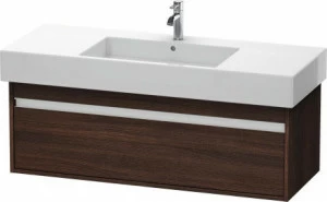 KT669205353 Тумбочка подвесная Ketho #KT6692 1200 x 455 мм Каштан темный, декор